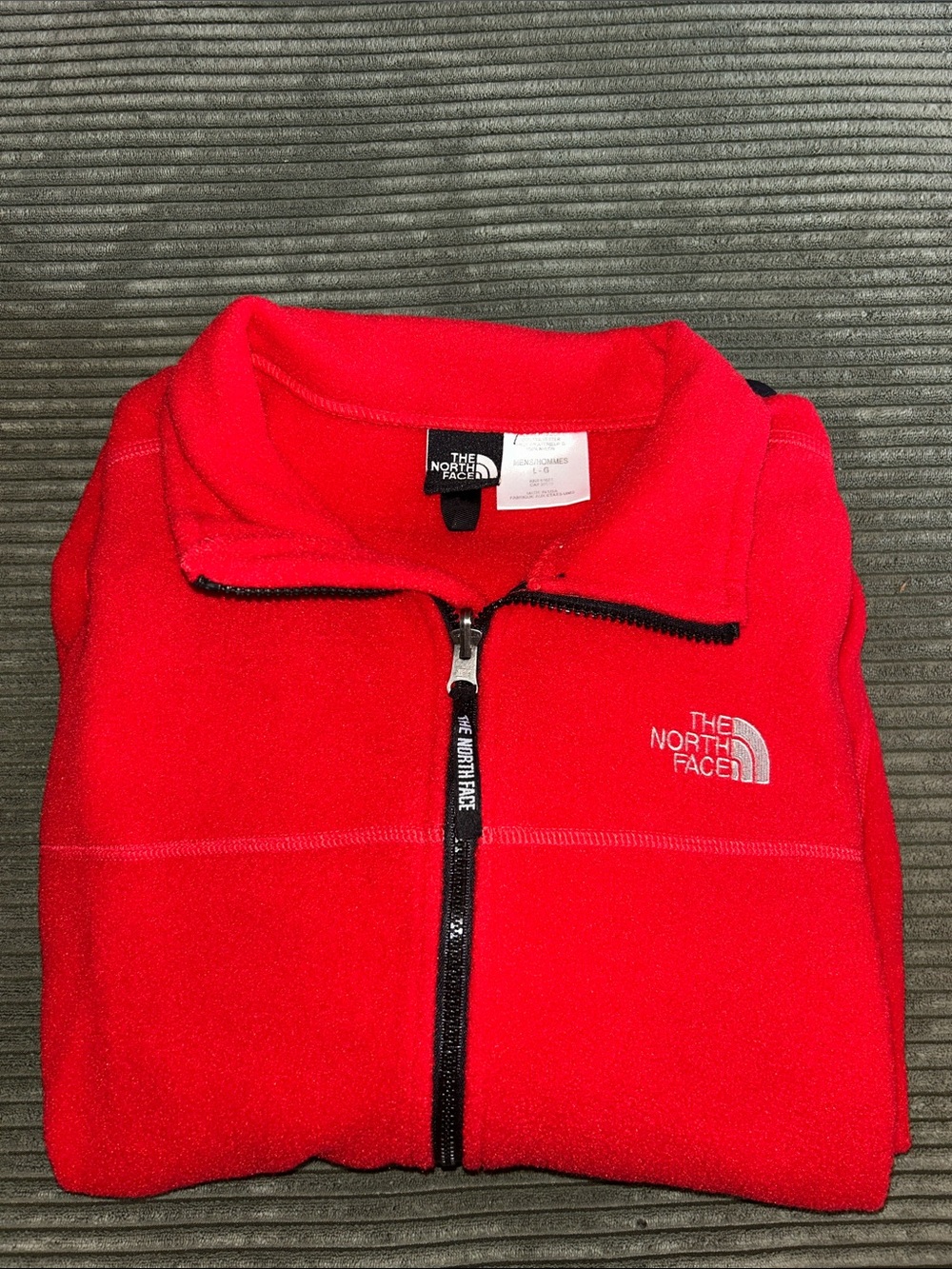 The North Face Vibrant Red Zip-Up